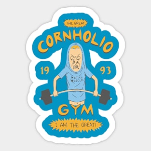 Cornholio GYM Sticker